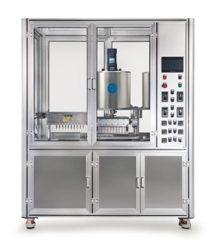 ZH-25L2-10A 10cavities silicone mould lipstick filling machine