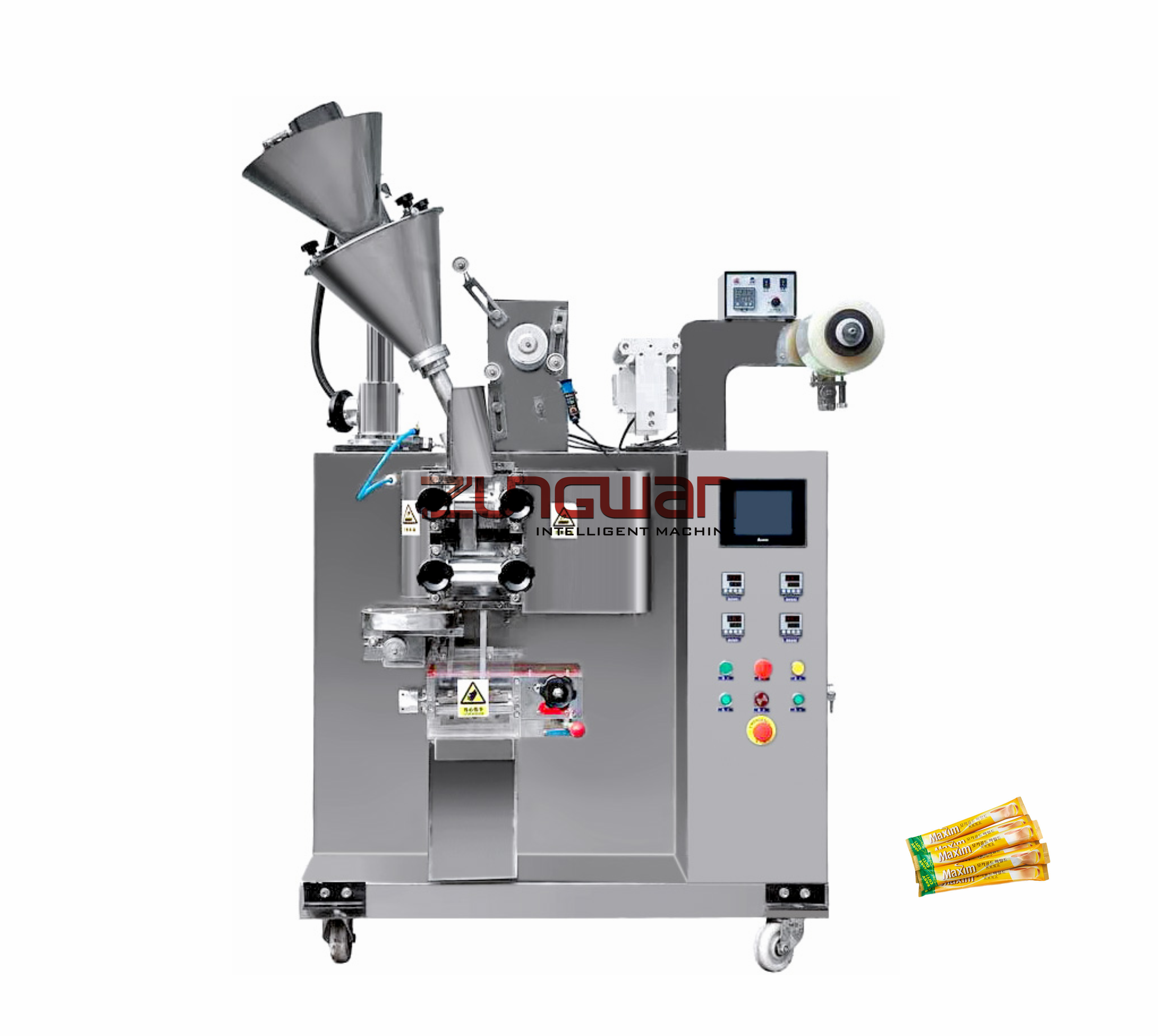 Bag packaging machine on stand-up pouches and the development of the application